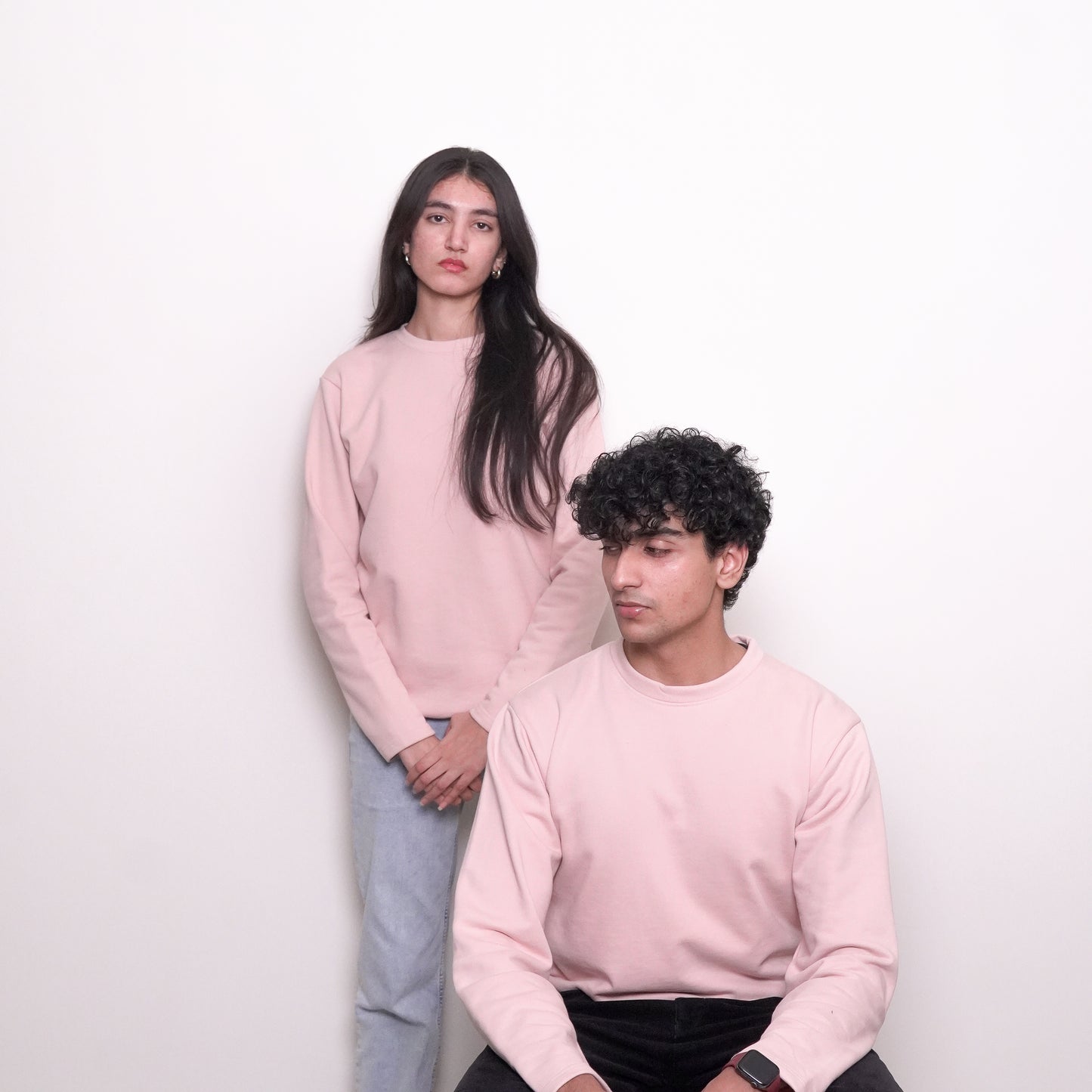 Humvaar – Tea Pink Crewneck Pullover