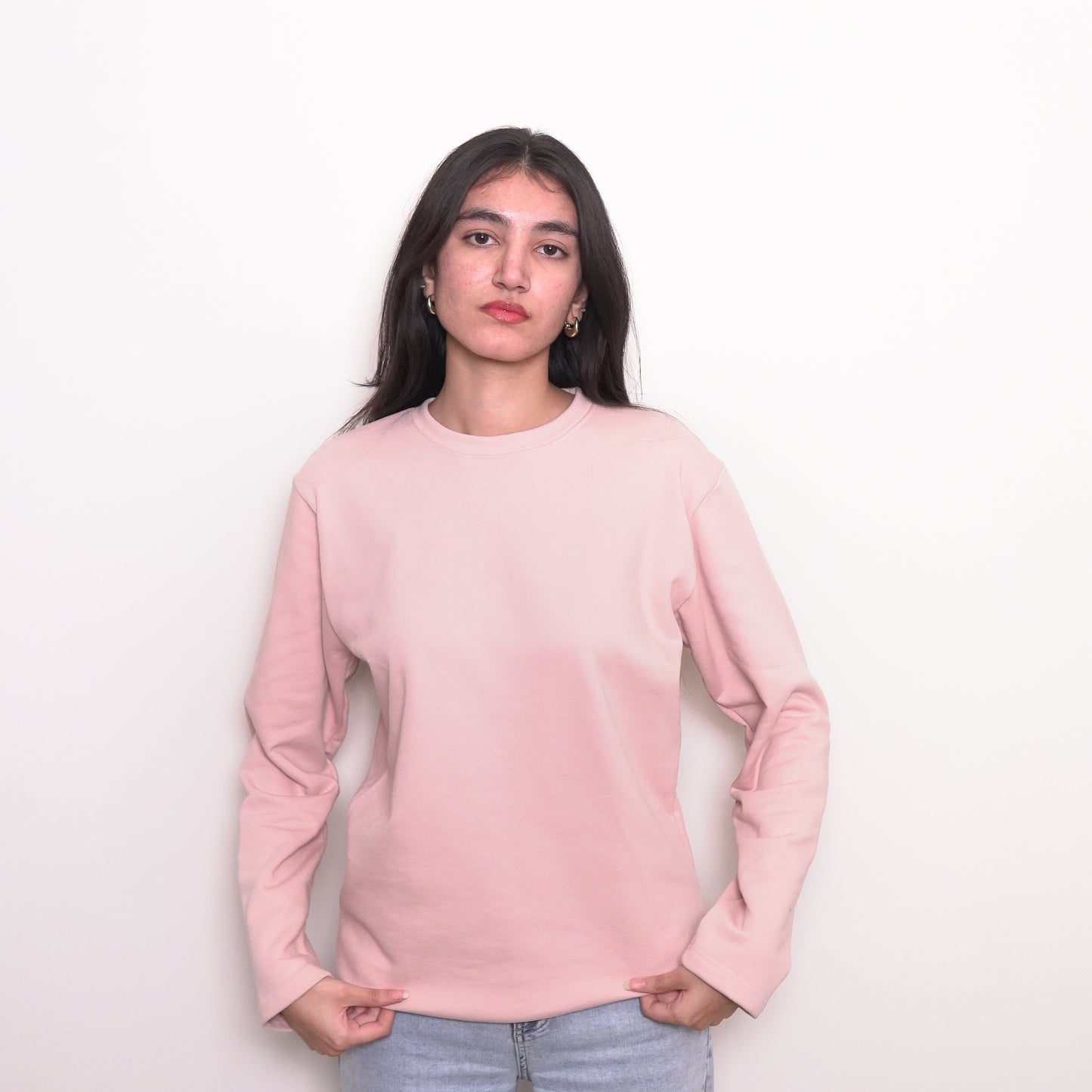 Humvaar – Tea Pink Crewneck Pullover